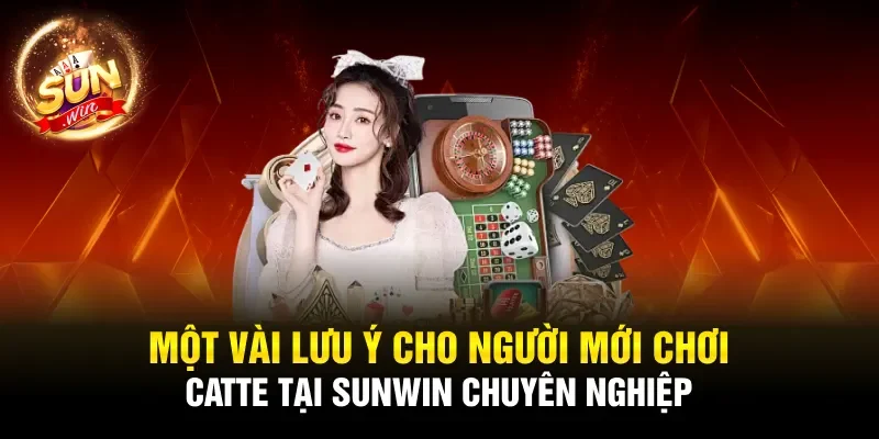 Một vài lưu ý cho người mới chơi catte tại SUNWIN chuyên nghiệp
