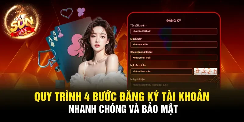 Quy trình 4 bước đăng ký tài khoản nhanh chóng và bảo mật